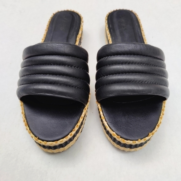 Kaanas Balfour Handmade Chunky Black Slip On Sandals Womens Sandals Size 9M - Picture 5 of 8